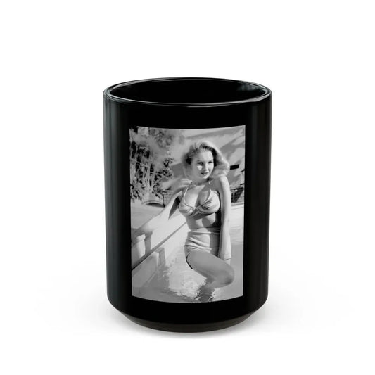 Joi Lansing #193 (Vintage Female Icon) Black Coffee Mug 15oz - Go Mug Yourself