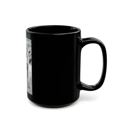 Joi Lansing #193 (Vintage Female Icon) Black Coffee Mug - Go Mug Yourself