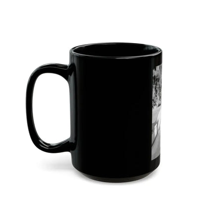 Joi Lansing #193 (Vintage Female Icon) Black Coffee Mug - Go Mug Yourself
