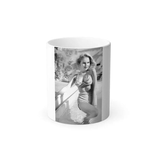 Joi Lansing #193 (Vintage Female Icon) Color Changing Coffee Mug 11oz - Go Mug Yourself