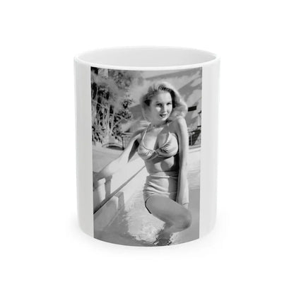 Joi Lansing #193 (Vintage Female Icon) White Coffee Mug 11oz - Go Mug Yourself