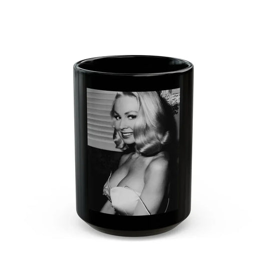 Joi Lansing #194 (Vintage Female Icon) Black Coffee Mug 15oz - Go Mug Yourself