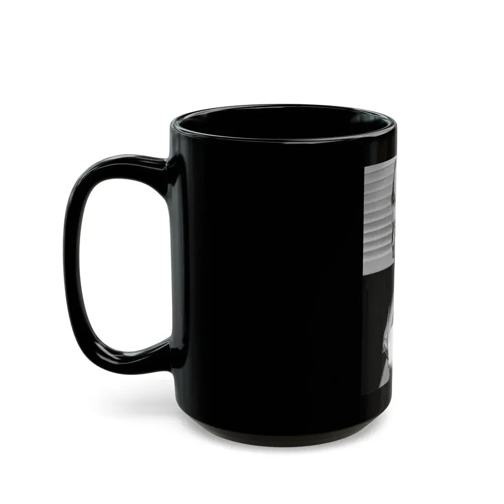 Joi Lansing #194 (Vintage Female Icon) Black Coffee Mug - Go Mug Yourself