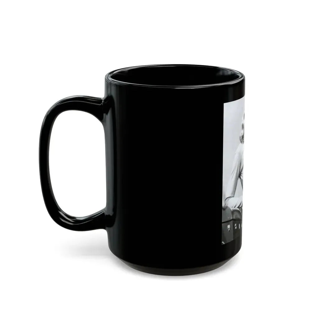 Joi Lansing #196 (Vintage Female Icon) Black Coffee Mug - Go Mug Yourself