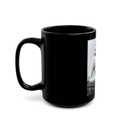 Joi Lansing #196 (Vintage Female Icon) Black Coffee Mug - Go Mug Yourself