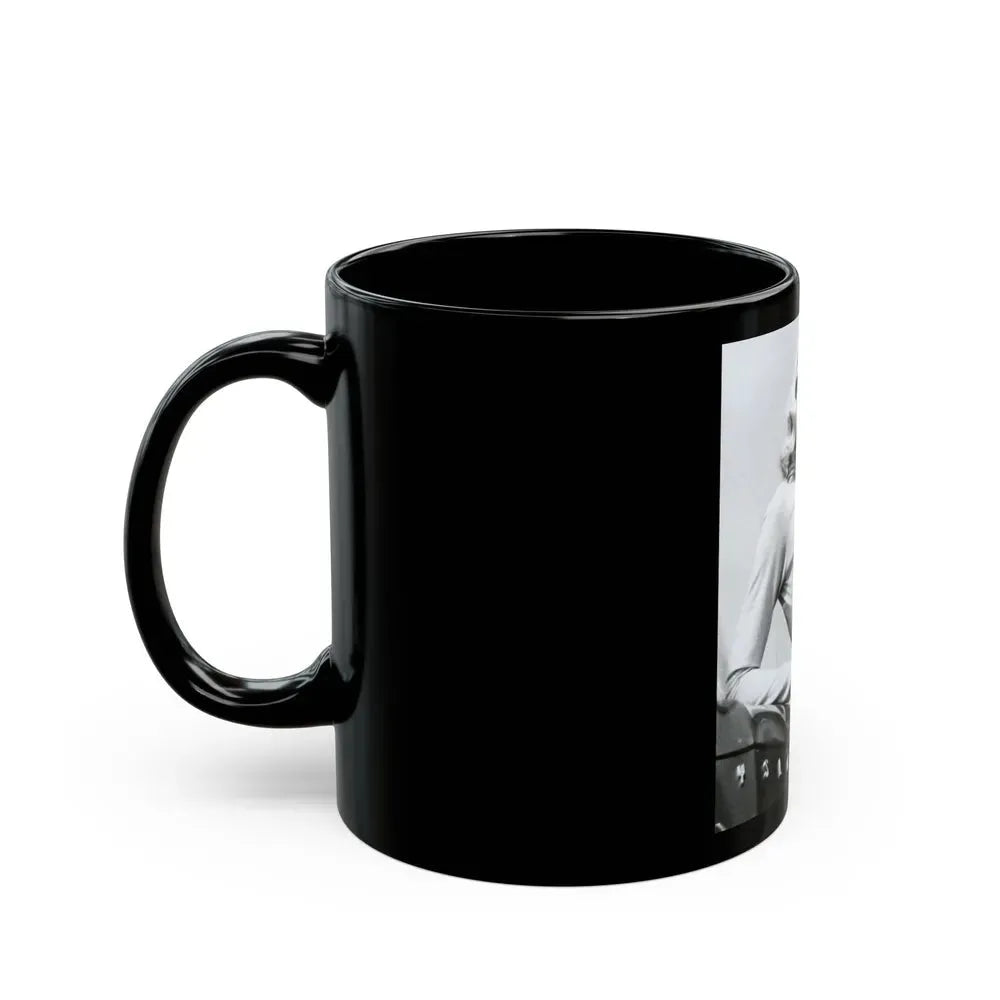 Joi Lansing #196 (Vintage Female Icon) Black Coffee Mug - Go Mug Yourself
