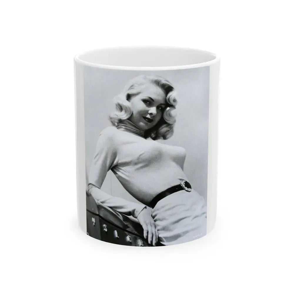 Joi Lansing #196 (Vintage Female Icon) White Coffee Mug 11oz - Go Mug Yourself
