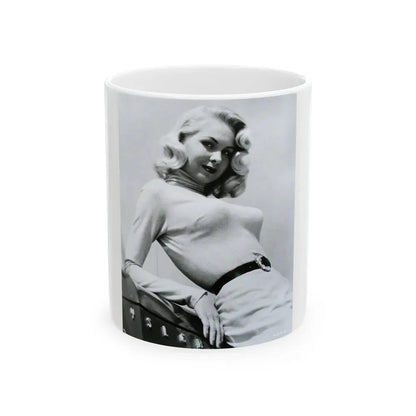 Joi Lansing #196 (Vintage Female Icon) White Coffee Mug 11oz - Go Mug Yourself