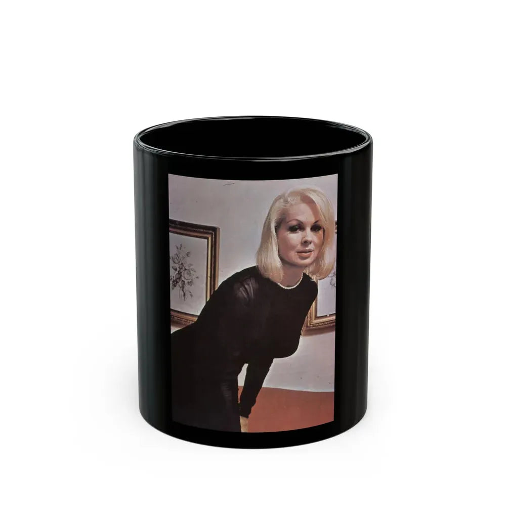 Joi Lansing #218 (Vintage Female Icon) Black Coffee Mug 11oz - Go Mug Yourself