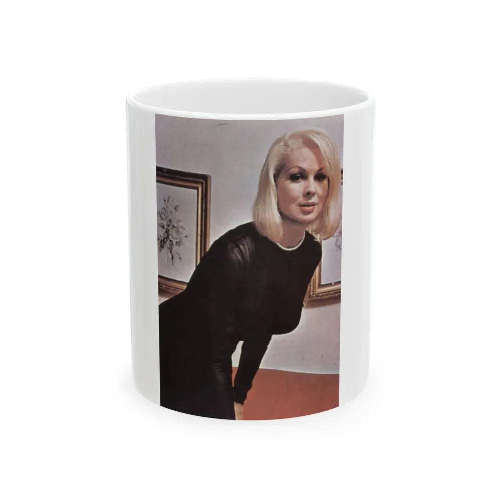 Joi Lansing #218 (Vintage Female Icon) White Coffee Mug 11oz - Go Mug Yourself