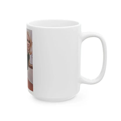 Joi Lansing #218 (Vintage Female Icon) White Coffee Mug - Go Mug Yourself