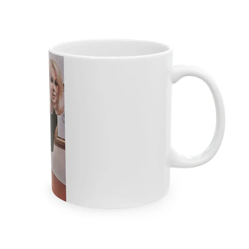 Joi Lansing #218 (Vintage Female Icon) White Coffee Mug - Go Mug Yourself