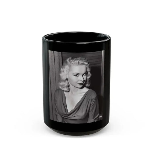 Joi Lansing #220 (Vintage Female Icon) Black Coffee Mug 15oz - Go Mug Yourself