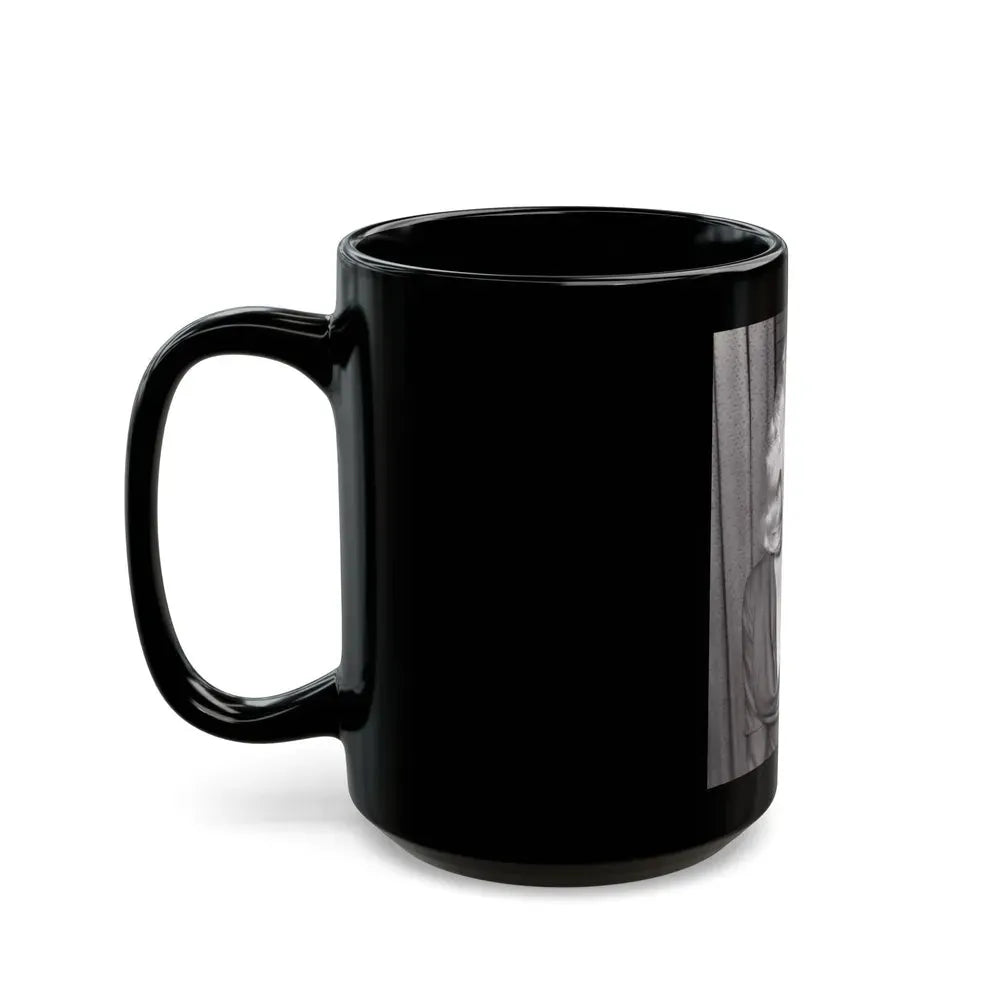 Joi Lansing #220 (Vintage Female Icon) Black Coffee Mug - Go Mug Yourself