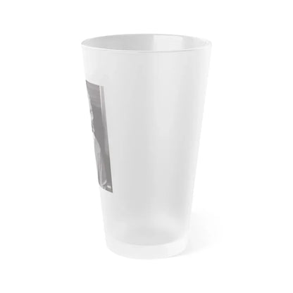 Joi Lansing #220 (Vintage Female Icon) Frosted Pint Glass 16oz - Go Mug Yourself
