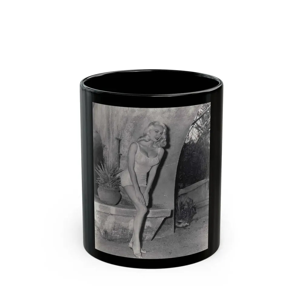 Joi Lansing #222 (Vintage Female Icon) Black Coffee Mug 11oz - Go Mug Yourself