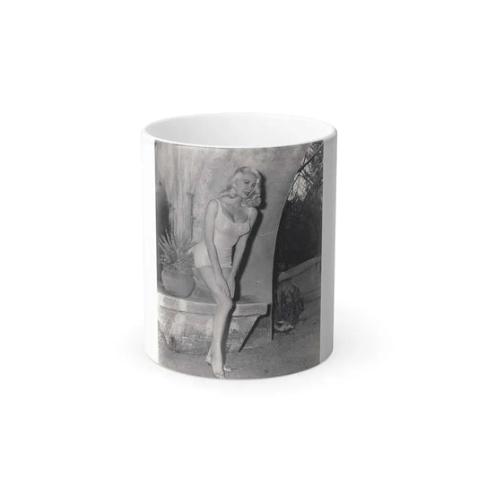 Joi Lansing #222 (Vintage Female Icon) Color Changing Coffee Mug 11oz - Go Mug Yourself