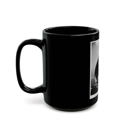 Joi Lansing #28 (Vintage Female Icon) Black Coffee Mug - Go Mug Yourself