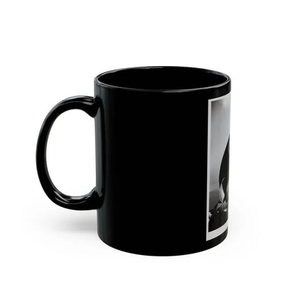 Joi Lansing #28 (Vintage Female Icon) Black Coffee Mug - Go Mug Yourself