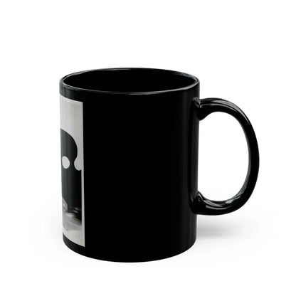 Joi Lansing #28 (Vintage Female Icon) Black Coffee Mug - Go Mug Yourself