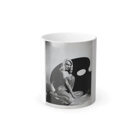 Joi Lansing #28 (Vintage Female Icon) Color Changing Coffee Mug 11oz - Go Mug Yourself