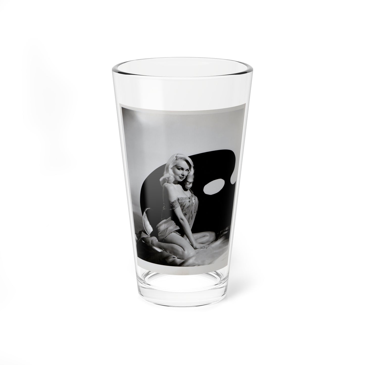 Joi Lansing #28 (Vintage Female Icon) Pint Glass 16oz-16oz-Go Mug Yourself