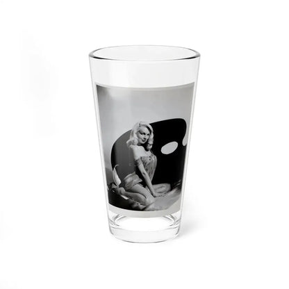 Joi Lansing #28 (Vintage Female Icon) Pint Glass 16oz 16oz - Go Mug Yourself