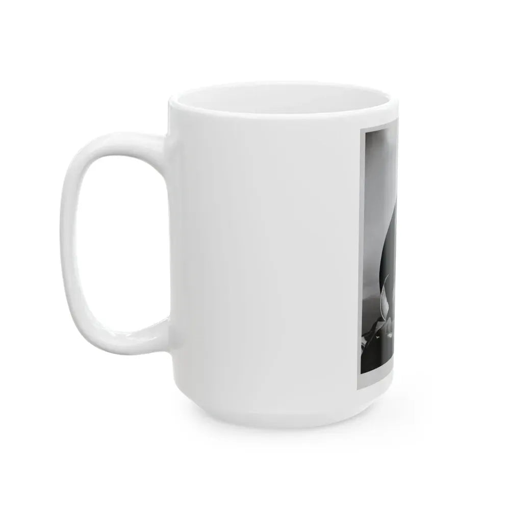 Joi Lansing #28 (Vintage Female Icon) White Coffee Mug - Go Mug Yourself