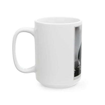 Joi Lansing #28 (Vintage Female Icon) White Coffee Mug - Go Mug Yourself