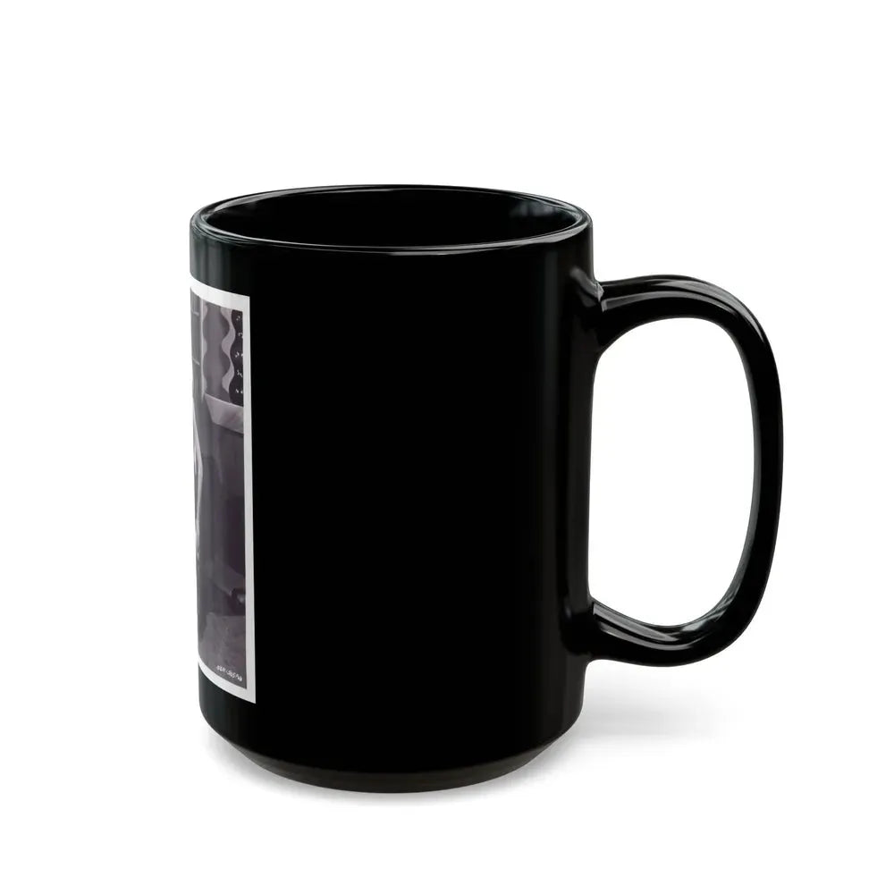 Joi Lansing #30 (Vintage Female Icon) Black Coffee Mug - Go Mug Yourself