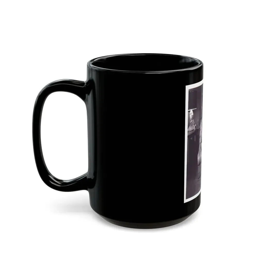 Joi Lansing #30 (Vintage Female Icon) Black Coffee Mug - Go Mug Yourself