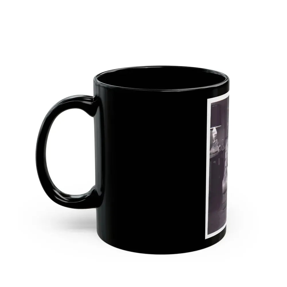 Joi Lansing #30 (Vintage Female Icon) Black Coffee Mug - Go Mug Yourself