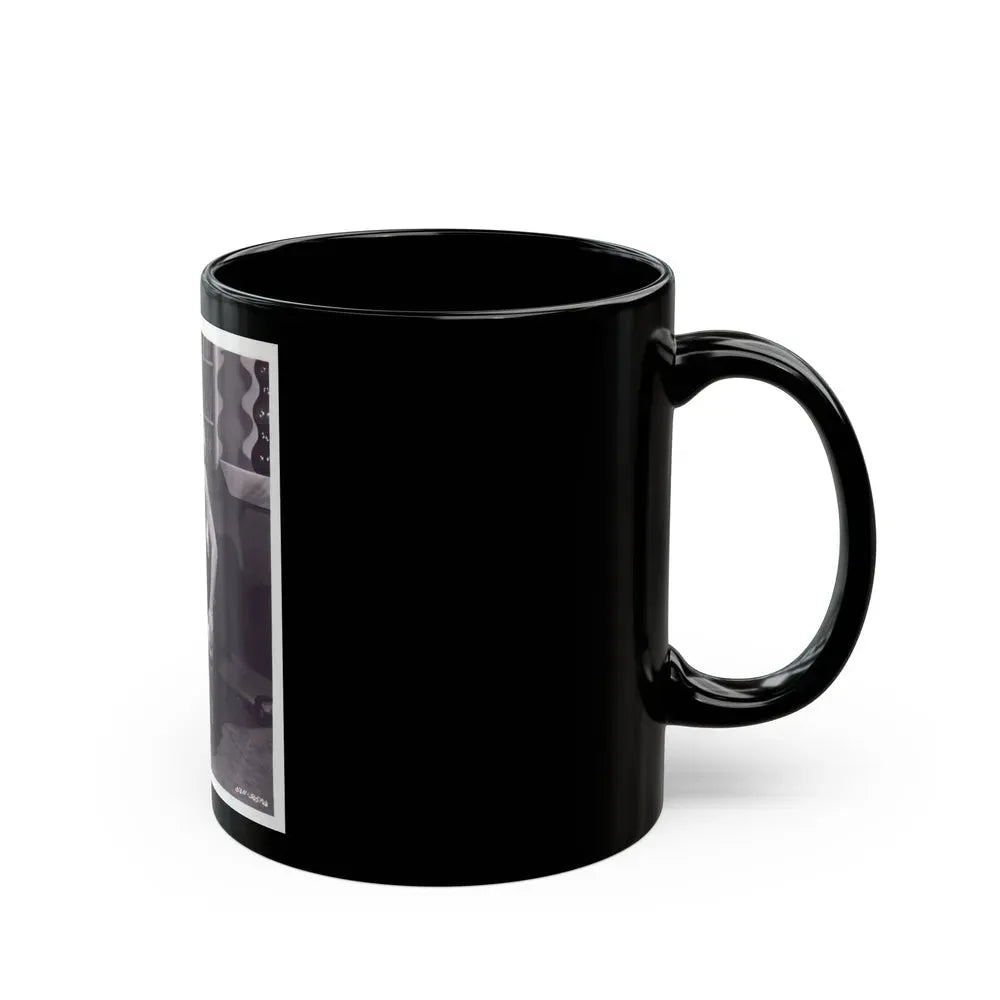 Joi Lansing #30 (Vintage Female Icon) Black Coffee Mug - Go Mug Yourself