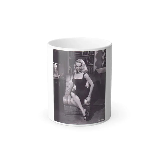Joi Lansing #30 (Vintage Female Icon) Color Changing Coffee Mug 11oz - Go Mug Yourself