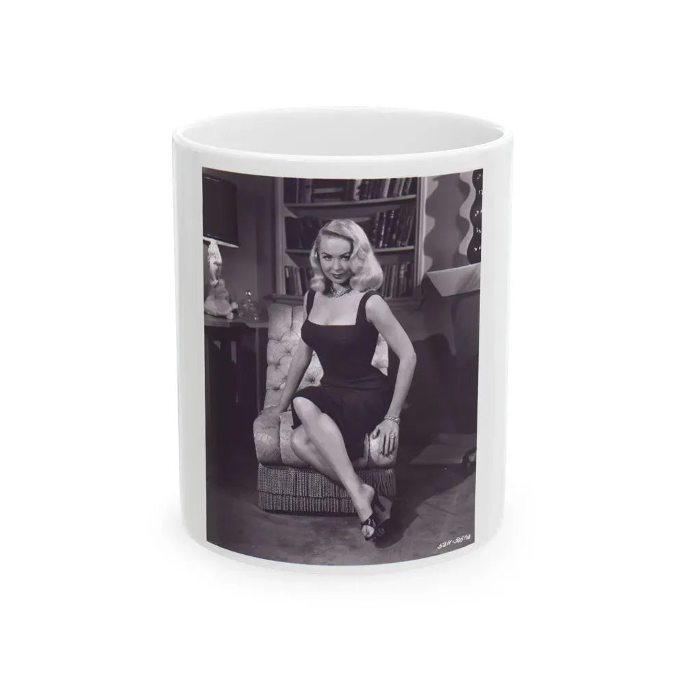 Joi Lansing #30 (Vintage Female Icon) White Coffee Mug 11oz - Go Mug Yourself