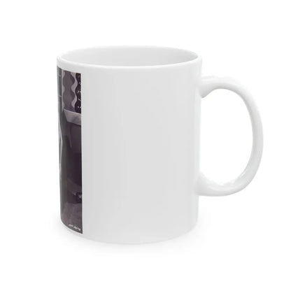 Joi Lansing #30 (Vintage Female Icon) White Coffee Mug - Go Mug Yourself