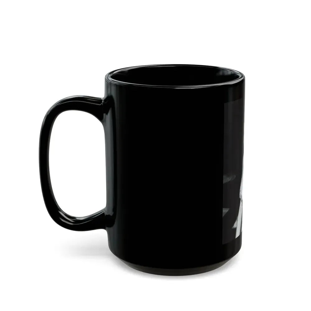 Joi Lansing #41 (Vintage Female Icon) Black Coffee Mug - Go Mug Yourself