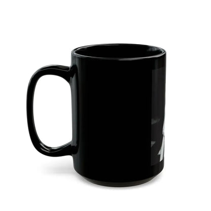Joi Lansing #41 (Vintage Female Icon) Black Coffee Mug - Go Mug Yourself