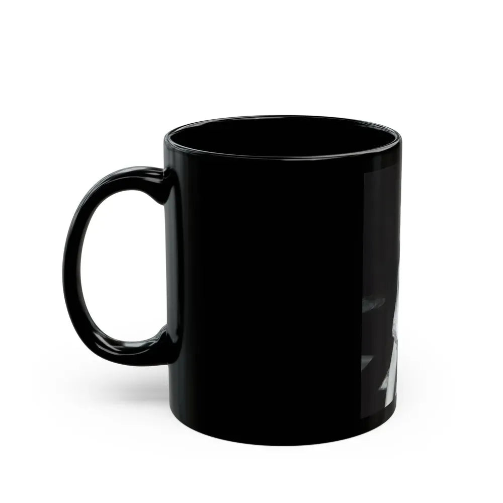 Joi Lansing #41 (Vintage Female Icon) Black Coffee Mug - Go Mug Yourself
