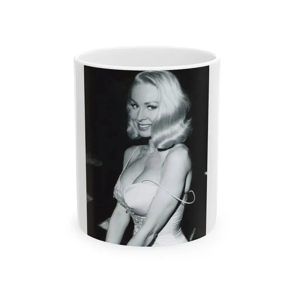 Joi Lansing #41 (Vintage Female Icon) White Coffee Mug 11oz - Go Mug Yourself