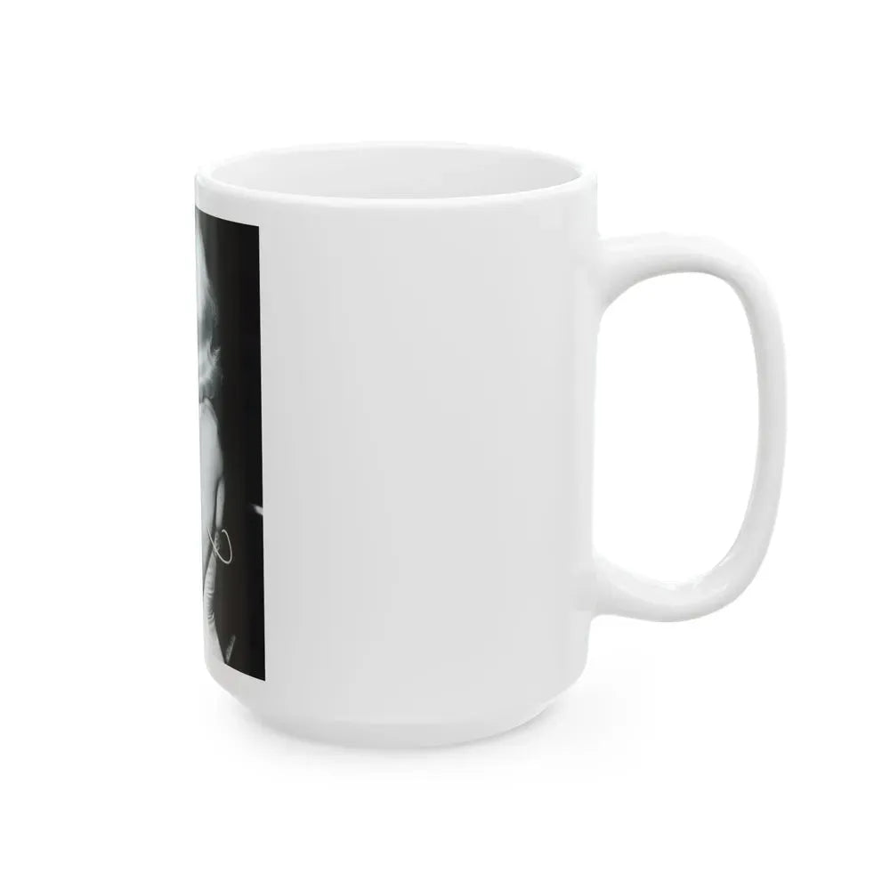 Joi Lansing #41 (Vintage Female Icon) White Coffee Mug - Go Mug Yourself