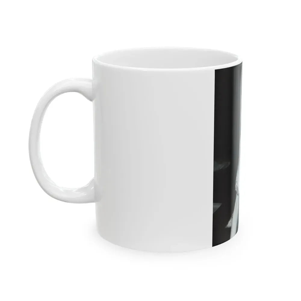 Joi Lansing #41 (Vintage Female Icon) White Coffee Mug - Go Mug Yourself