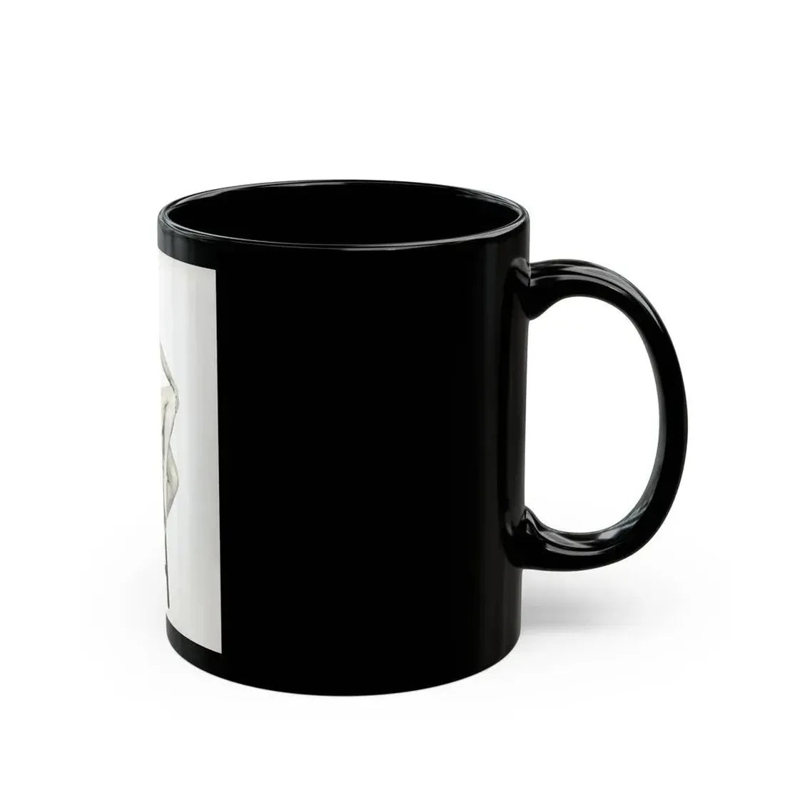 Joi Lansing #42 - 8x10 B&W Full Body 2-Piece Swimsuit Cheesecake Photo (Vintage Female Icon) Black Coffee Mug - Go Mug Yourself