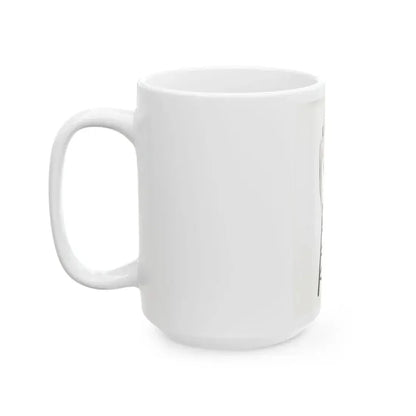 Joi Lansing #42 - 8x10 B&W Full Body 2-Piece Swimsuit Cheesecake Photo (Vintage Female Icon) White Coffee Mug - Go Mug Yourself