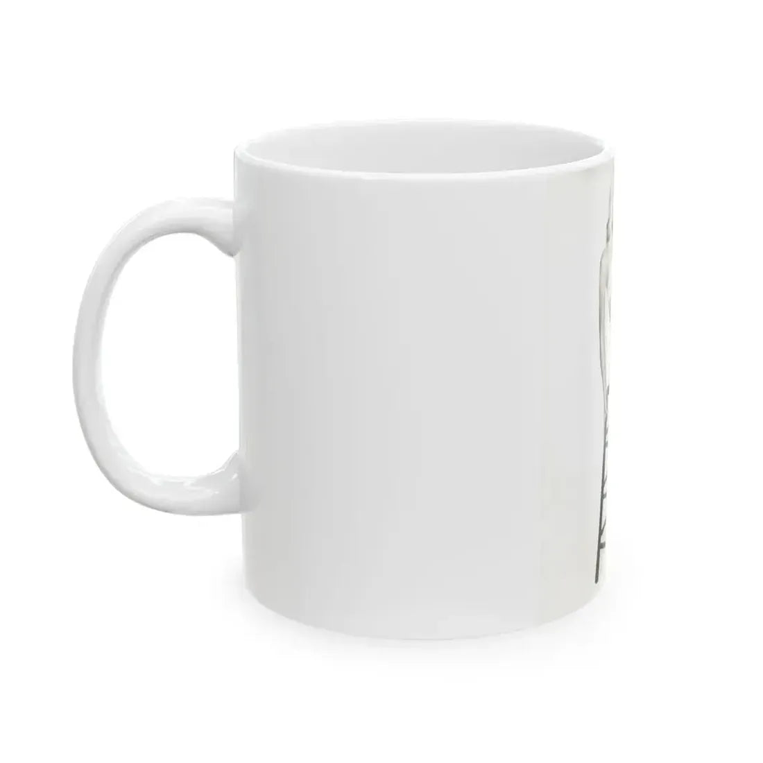 Joi Lansing #42 - 8x10 B&W Full Body 2-Piece Swimsuit Cheesecake Photo (Vintage Female Icon) White Coffee Mug - Go Mug Yourself