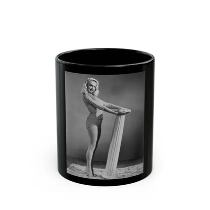 Joi Lansing #49 (Vintage Female Icon) Black Coffee Mug 11oz - Go Mug Yourself