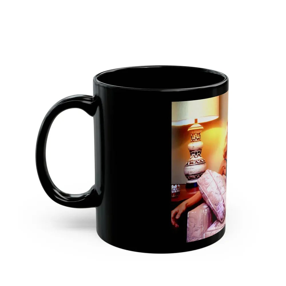 Joi Lansing #58 (Vintage Female Icon) Black Coffee Mug - Go Mug Yourself