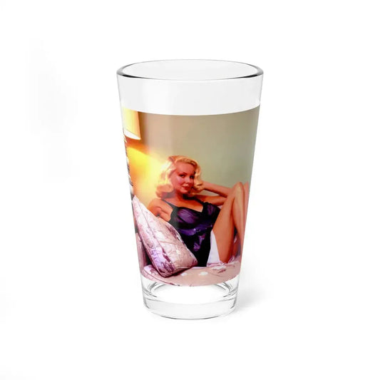 Joi Lansing #58 (Vintage Female Icon) Pint Glass 16oz 16oz - Go Mug Yourself