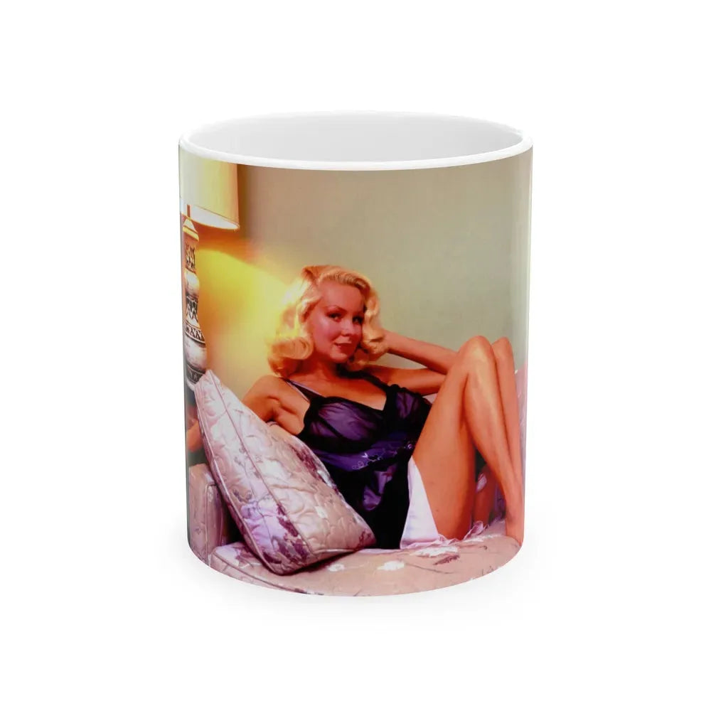 Joi Lansing #58 (Vintage Female Icon) White Coffee Mug 11oz - Go Mug Yourself