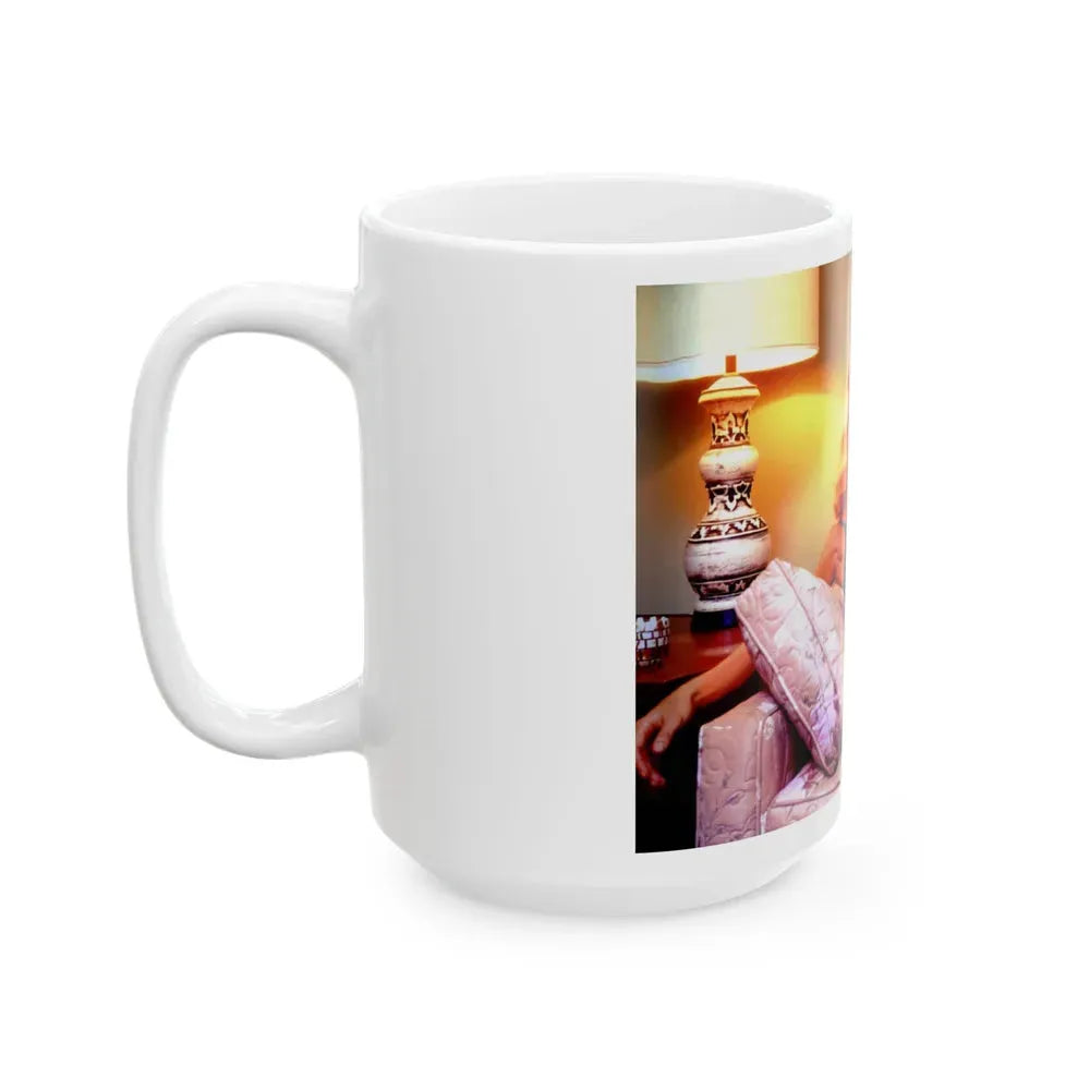 Joi Lansing #58 (Vintage Female Icon) White Coffee Mug - Go Mug Yourself